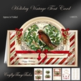 Holiday Vintage Tent Card Kit-3