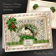 Christmas Holiday Vintage CardFront Kit-6