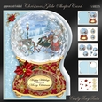 Christmas Globe Shaped Card Kit-4