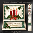 Geometric Christmas Candle Easel Mini Kit-1