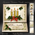 Geometric Christmas Candle Easel Mini Kit-2