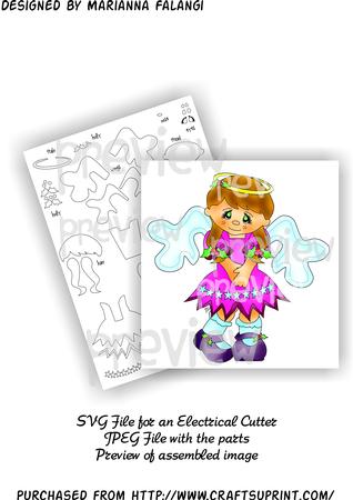 Angel Girl File (paper Piecing)