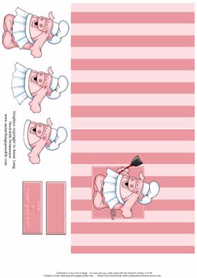 Piggin Good Day 5x5 Fold Card