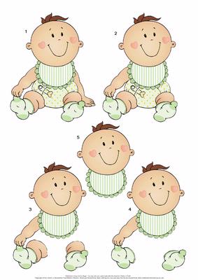 Baby in Green Bib