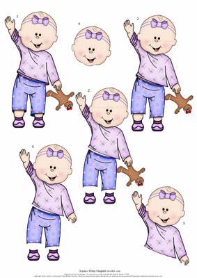 Baby Girl in Lilac