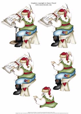 Santa and His Naughty/nice List