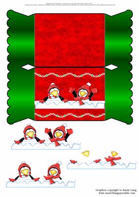 Christmas Cracker Penquin Party