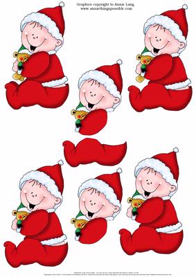Christmas Baby with Teddy
