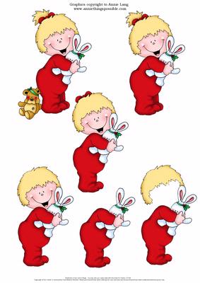 Christmas Baby with Teddy 2
