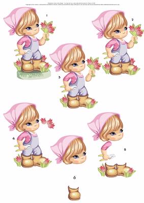 Cute Girl Gardening