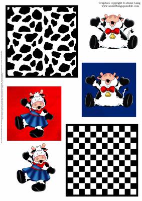 Cute Cow Topper Sheets