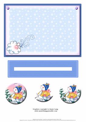 Christmas Circle Snowman