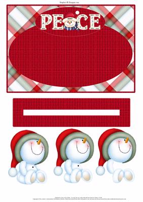 Peace Seeking Snowman