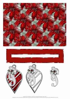 Poinsetta and Bauble Slider