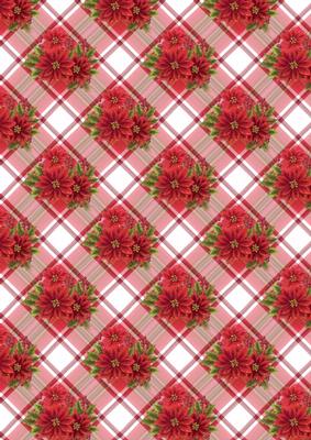 Sparkling Poinsetta Vellum