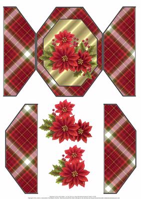 Sparkling Poinsettia Gate Fold