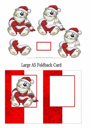 Large A5 Christmas Polar Bear Kit