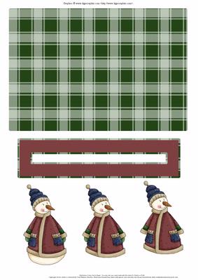 Snowman in Winter Coat