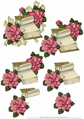 Book and Roses