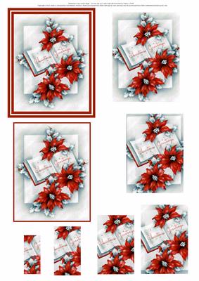 Poinsettia Christmas Greetings