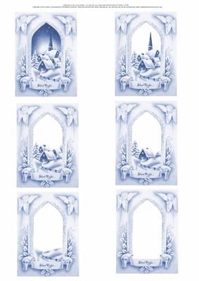 Blue Silent Night Tunnel Sheet