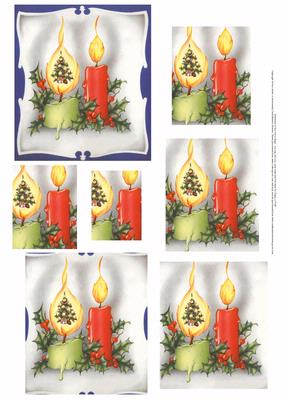 Candles and Holly