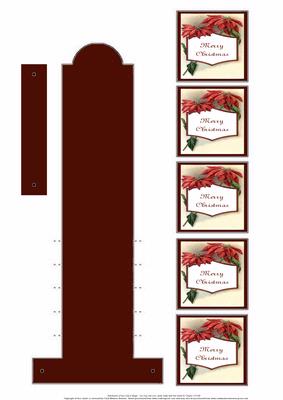 Merry Christmas Poinsettia