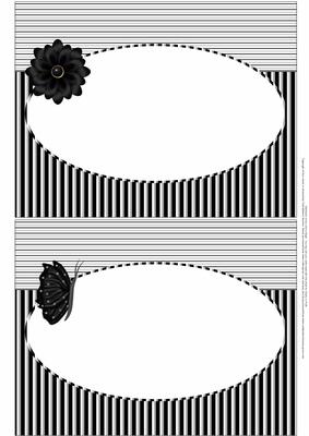 Black N White Toppers