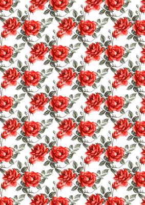 Red Roses Vellum