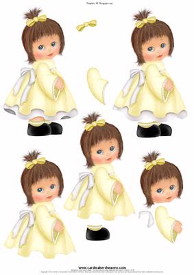 Princess in Yellow Dress