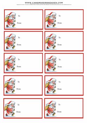 Cute Santa and Sack