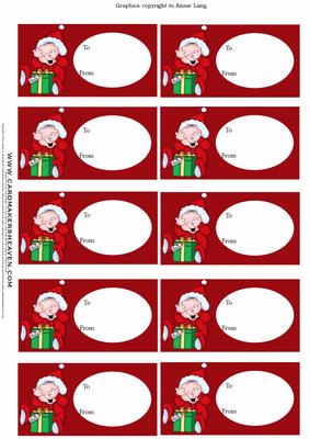 Peek a Boo Gift Tags