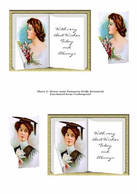 Lady Book Topper 1