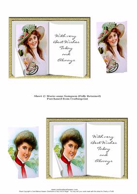Lady Book Topper 2