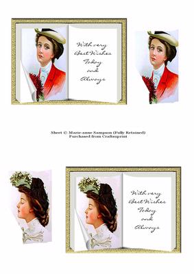 Lady Book Topper 3