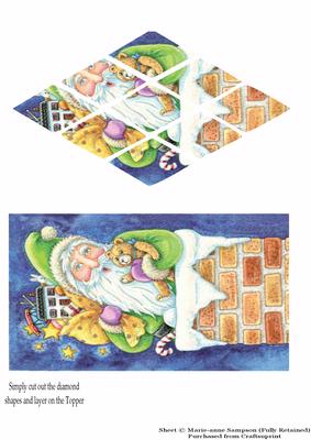 Santa in the Chimney
