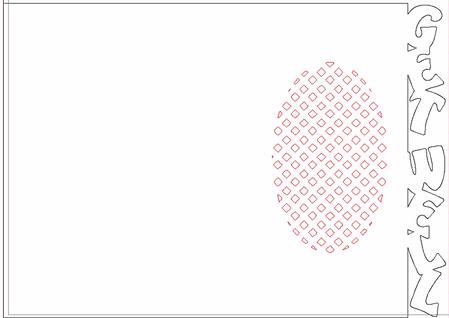 Get Well Card Edge With Lattice Detail