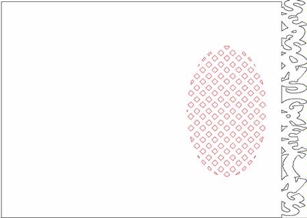 Seasons Greetings With Lattice Detail Card Edge