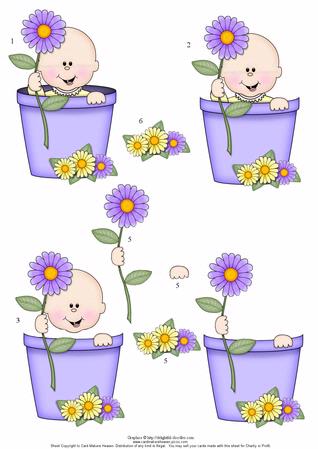 Baby In Flower Pot