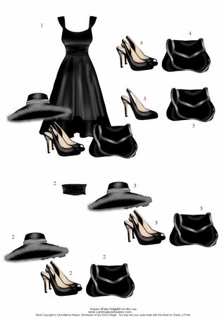 Black Dress And Accessories