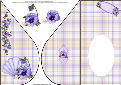 Floral Teardrop 1