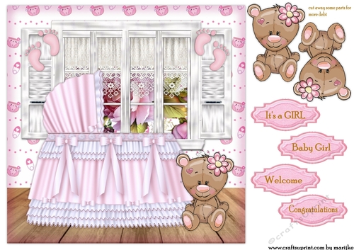  Baby Girl Topper