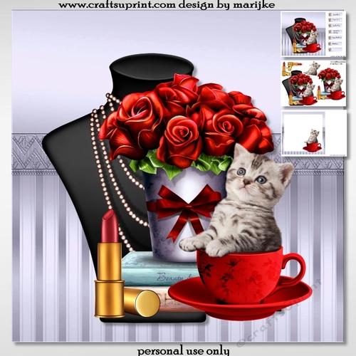 My Favorite Things   Red Roses Mini Kit