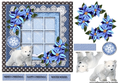 Cute  Ice bear Let it Snow