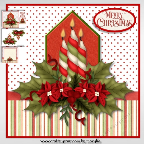 Classic Christmas Candles Mini Kit