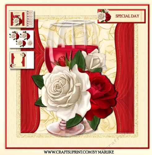 Celebrations Wine & Roses Mini Kit