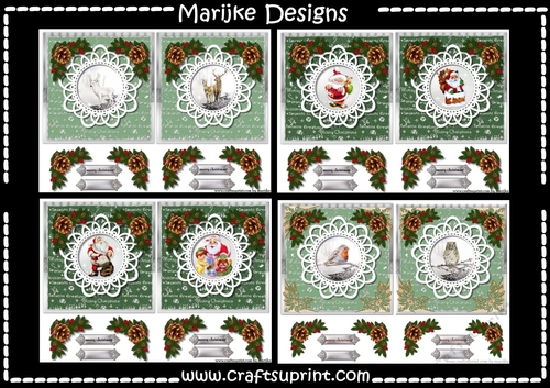 Christmas Card Toppers Kit