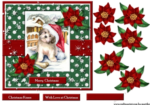 Vintage Puppy  2 Quick Card 