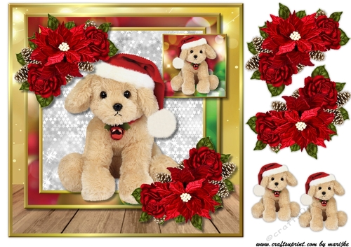 Christmas Teddies Quick Card 2
