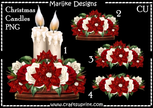 CU  DR Christmas Candles